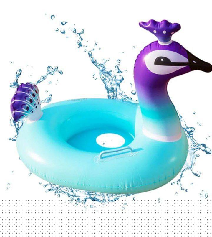 peacock float 27*21 cm