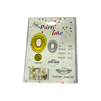 Balloon Number 0 Gold