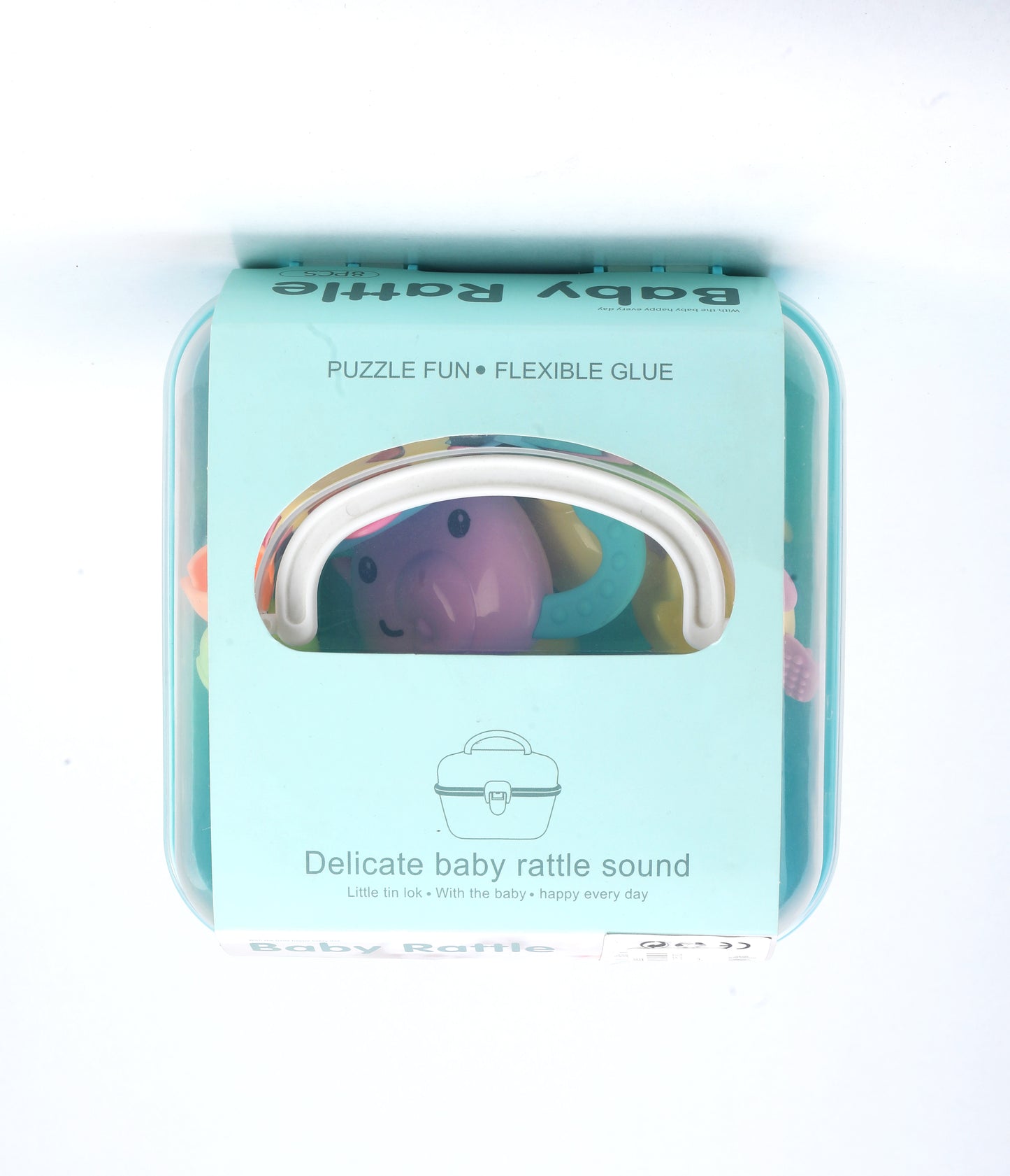 Delicate baby rattle sound