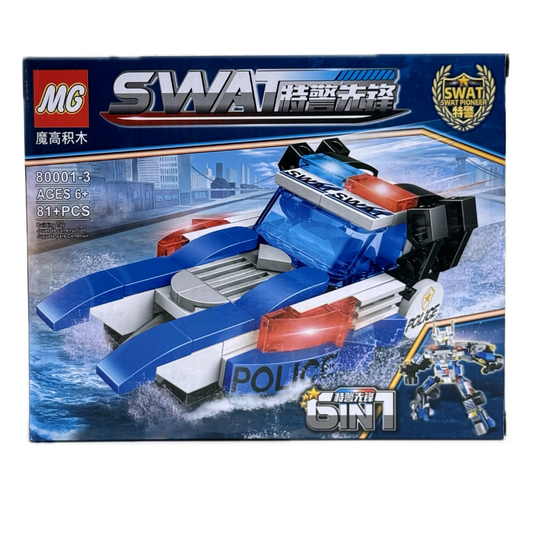 Swat 6in1 - 81pcs bricks