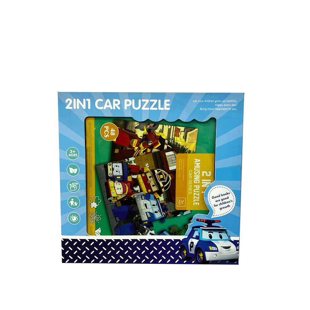 2 in 1 car puzzle