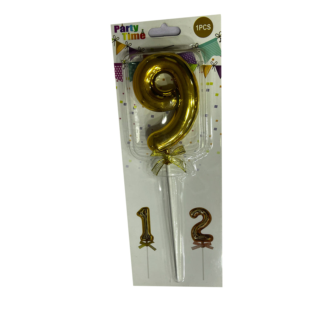 Plastic Number 9 Gold