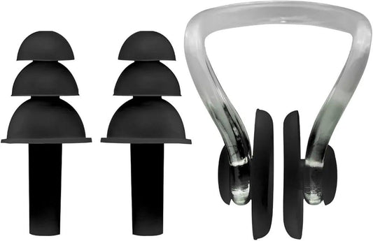 nose and sea ear plugs