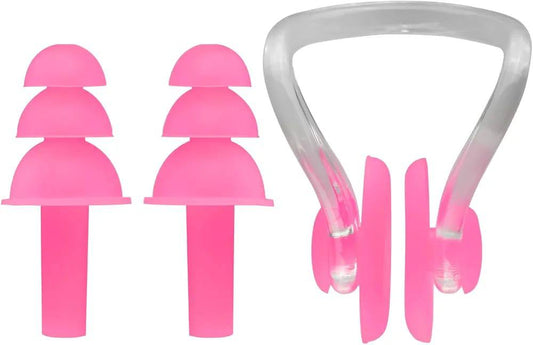 nose and sea ear plugs