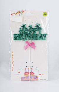 Happy Birthday plastic
