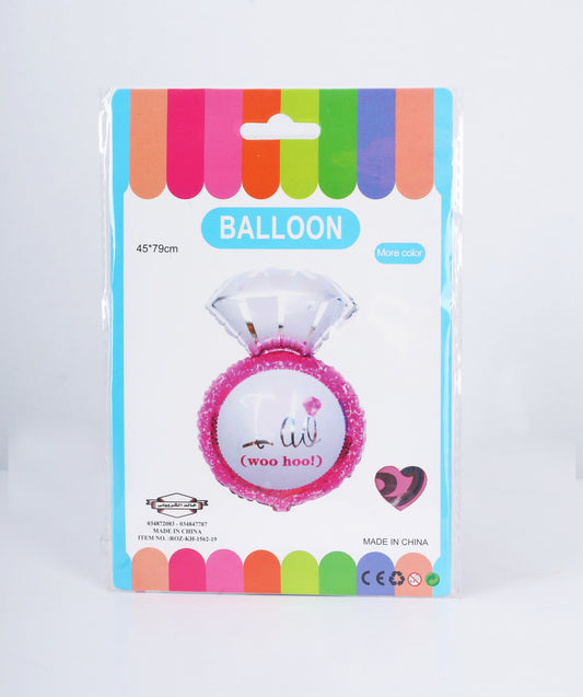 pink ring balloon