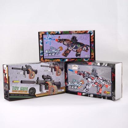 Shooting elite Water bead & soft bullet dual-use toy gun