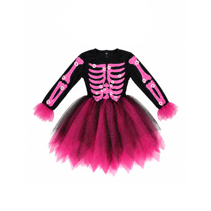 Fuchsia Skeleton Dress