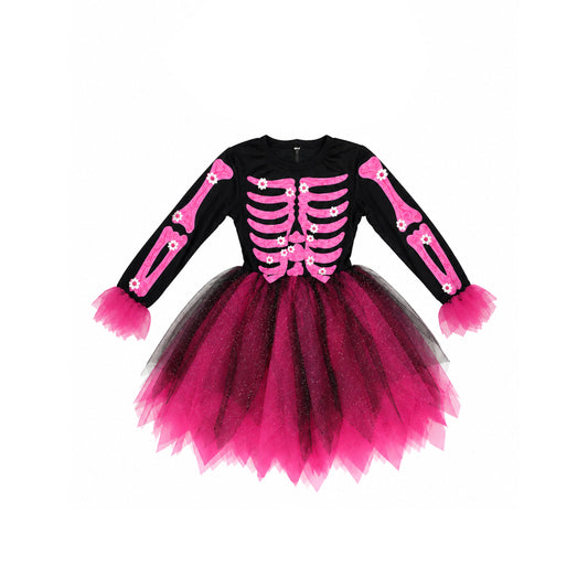 Fuchsia Skeleton Dress