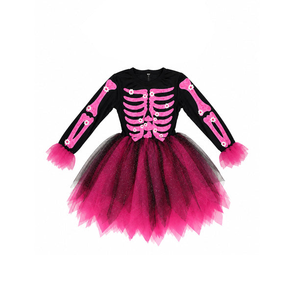 Fuchsia Skeleton Dress