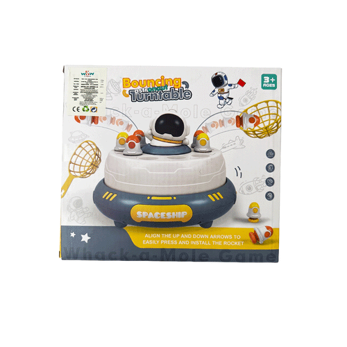 bouncing astronaut turntable