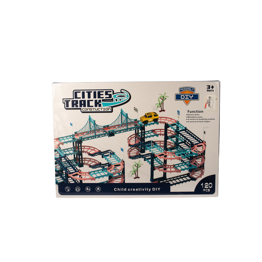 Cities Track 120 PCS Blocks