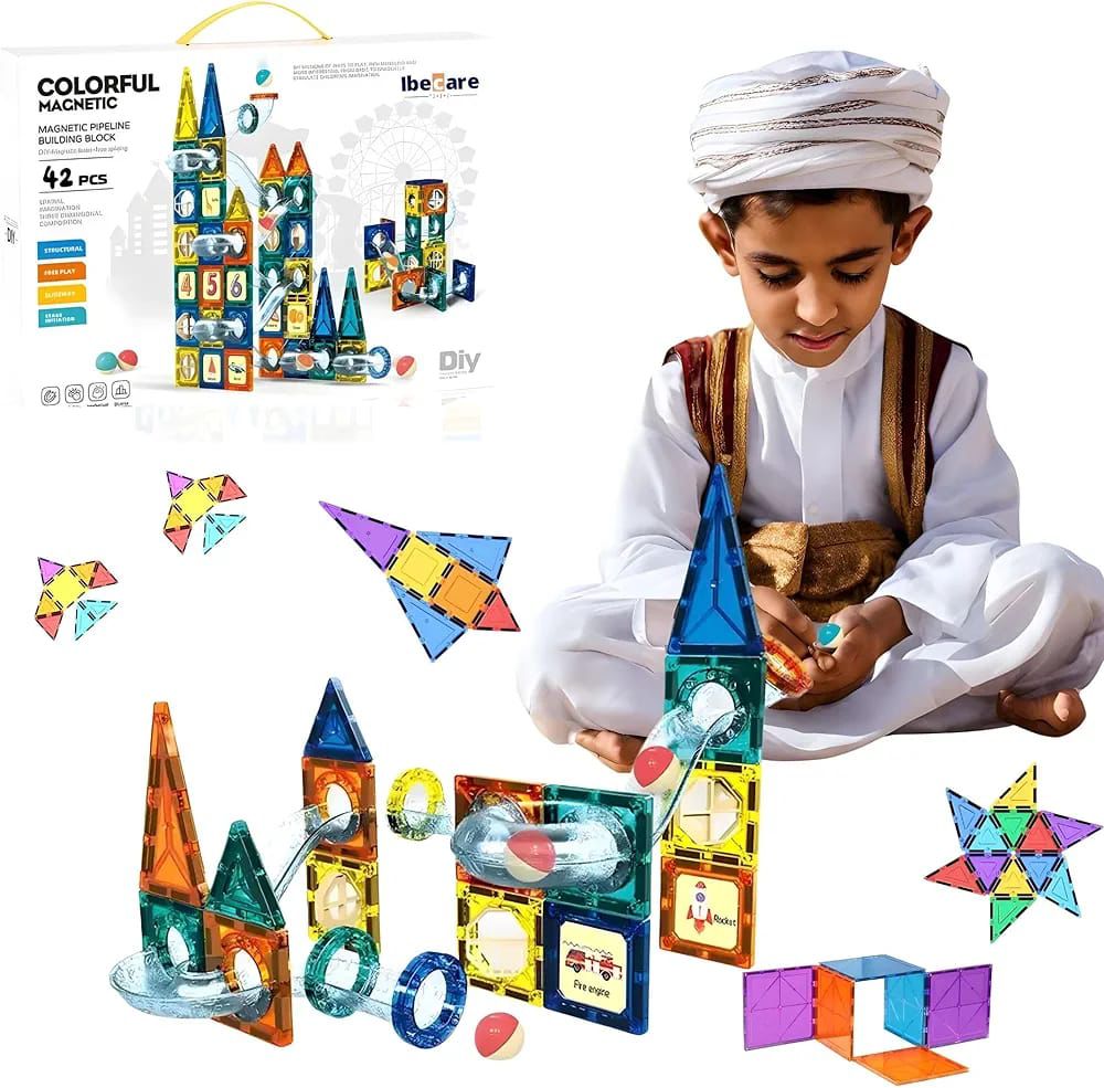 Colorful magnetic 42 pieces
